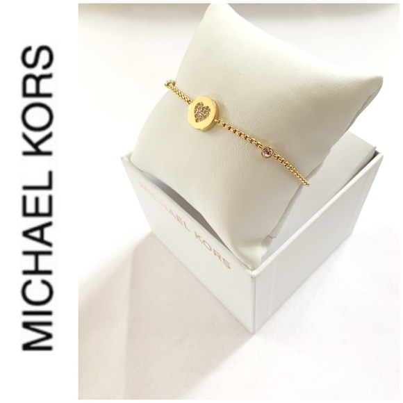 NWT Authentic MK gold tone slider bracelet - Picture 2 of 5